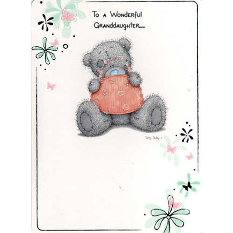 Granddaughter Birthday Me to You Bear Card £1.40